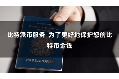 比特派币服务  为了更好地保护您的比特币金钱